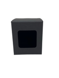 30CL CANDLE BOX - BLACK WITH WINDOW AND REAR TUCK LID (Pack of 10)