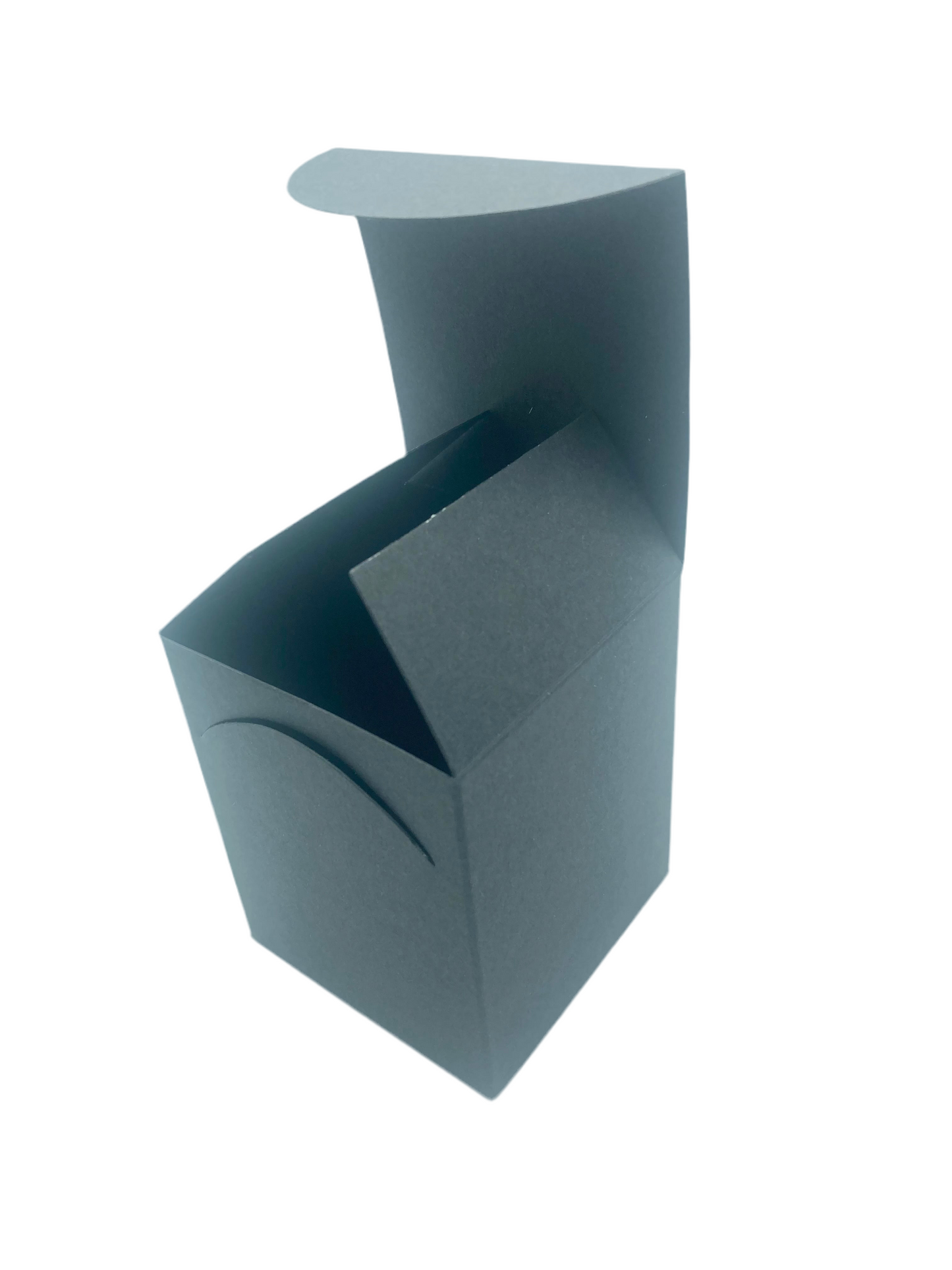 30CL CANDLE BOX - Front opening - BLACK - ENVELOPE BASE (Pack of 10)