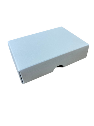 FOLD UP 6 CHOCOLATE BOX LID - PASTEL BLUE (Pack of 20)