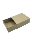 TEALIGHT CANDLE BOX WITH SLEEVE  for 12 Tealights - KRAFT (Pack of 10)