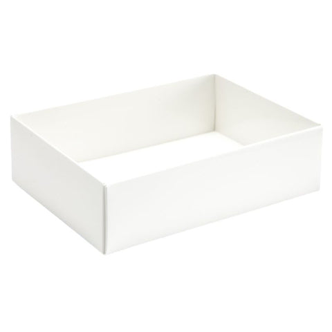 FOLD UP 8 CHOCOLATE BOX BASE - WHITE (Pack of 20)