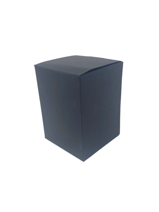 27CL CANDLE BOX - BLACK WITH REAR TUCK LID (Pack of 10)