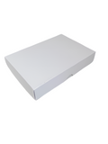 FOLD UP 12 CHOCOLATE BOX LID - WHITE (Pack of 20)