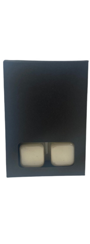 WAX MELT BOX FOR CLAM SHELL with Window - BLACK