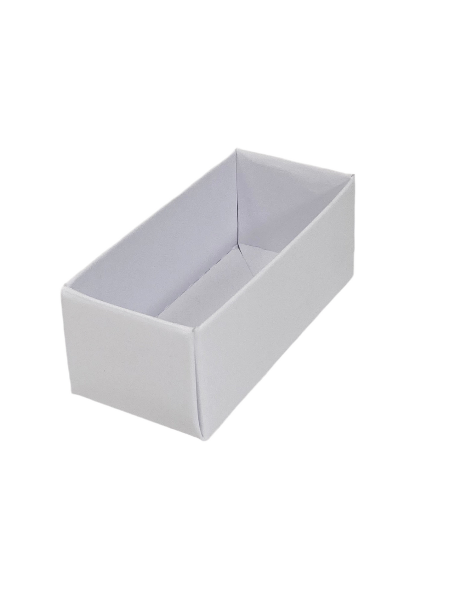 FOLD UP 2 CHOCOLATE BOX BASE - WHITE