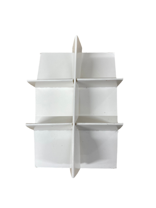 6 CHOCOLATE CAV DIVIDER INSERT - WHITE