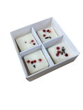 WAX MELT BOX WITH SLEEVE  for 4 Melts - WHITE (Pack of 10)