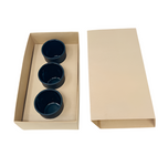 3 x 9cl Votive Candle Gift Box - KRAFT(Pack of 10)