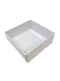 FOLD UP 4 CHOCOLATE BOX BASE - WHITE