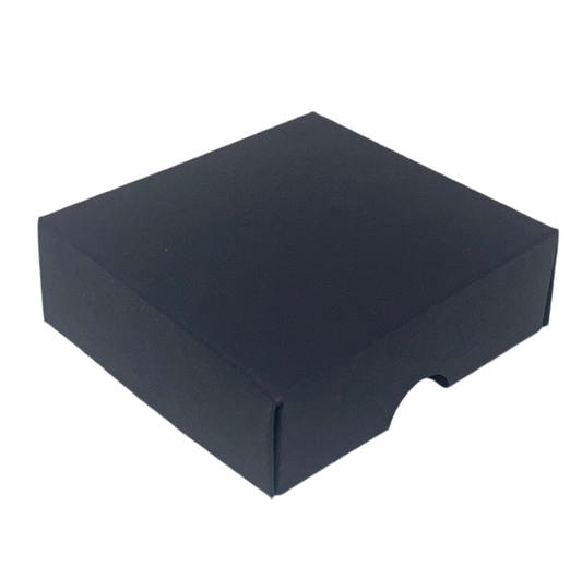 FOLD UP 4 CHOCOLATE BOX LID - BLACK