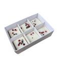 WAX MELT BOX WITH SLEEVE  for 6 Melts - WHITE (Pack of 10)