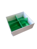 4 CHOCOLATE CAV DIVIDER INSERT - METALLIC GREEN (Pack of 20)