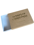 BUILD YOUR 12 TEALIGHT BOX  -12 Days of Christmas ( Pack of 10)