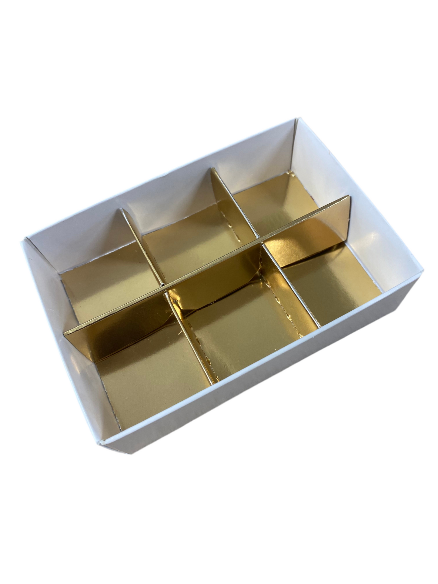 6 CHOCOLATE CAV DIVIDER INSERT - GOLD