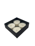 TEALIGHT CANDLE BOX  for 4 Tealights - BLACK