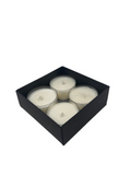 TEALIGHT CANDLE BOX  for 4 Tealights - BLACK