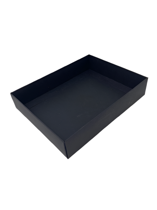 FOLD UP 12 CHOCOLATE BOX BASE - BLACK