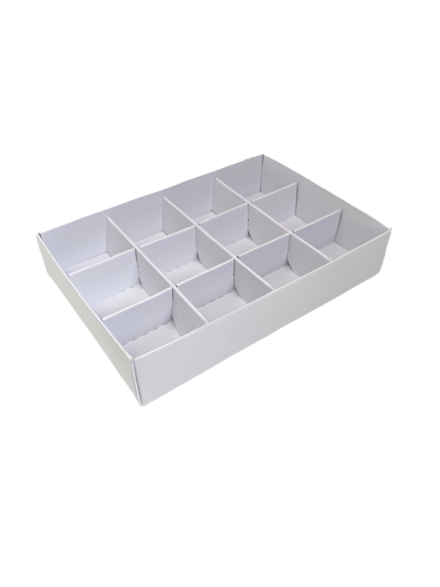 WAX MELT BOX for 12 melts - WHITE (pack of 10)