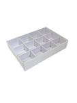 12 CHOCOLATE CAV DIVIDER INSERT - WHITE (Pack of 20)