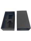 100ml DIFFUSER/9cl VOTIVE CANDLE GIFT BOX - BLACK/BLACK with black insert (Pack of 10)