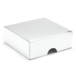 FOLD UP 4 CHOCOLATE BOX LID - SILVER