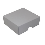 FOLD UP 4 CHOCOLATE BOX LID - WHITE