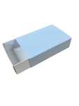 TEALIGHT CANDLE BOX WITH SLEEVE for 6 Tealights - PASTEL BLUE (Pack of 10)