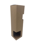 100ml DIFFUSER BOX tall  - KRAFT with corner window (Pack of 10)