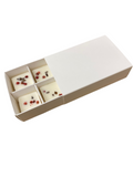 WAX MELT BOX WITH SLEEVE  for 4 Melts - WHITE (Pack of 10)