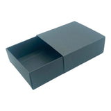 TEALIGHT CANDLE BOX WITH SLEEVE for 6 Tealights - BLACK (Pack of 10)