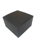 50CL CANDLE BOX with rear tuck lid - BLACK (Pack of 10)