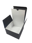 50CL CANDLE BOX with rear tuck lid - BLACK (Pack of 10)