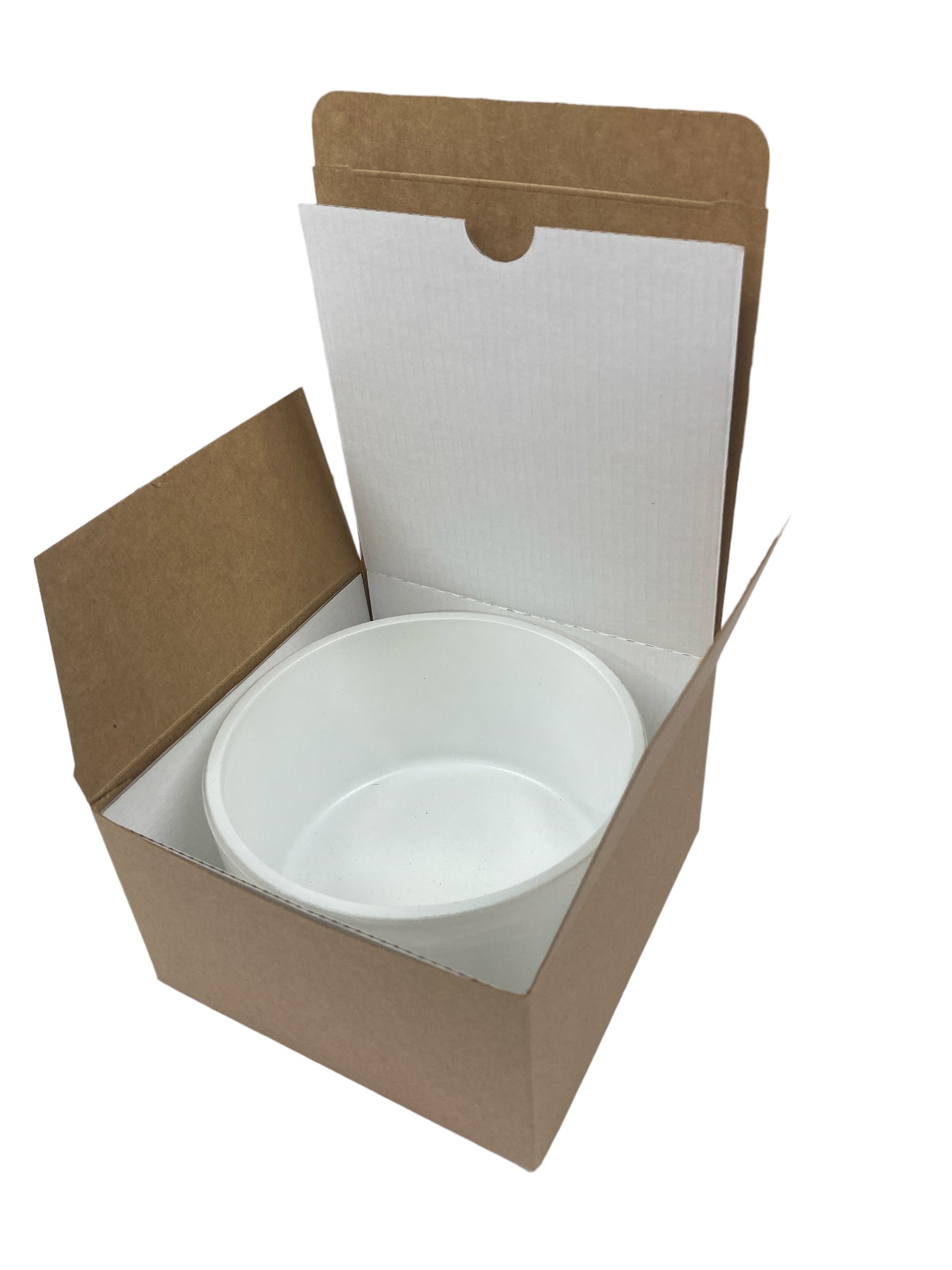 50CL CANDLE BOX with rear tuck lid - KRAFT (Pack of 10)