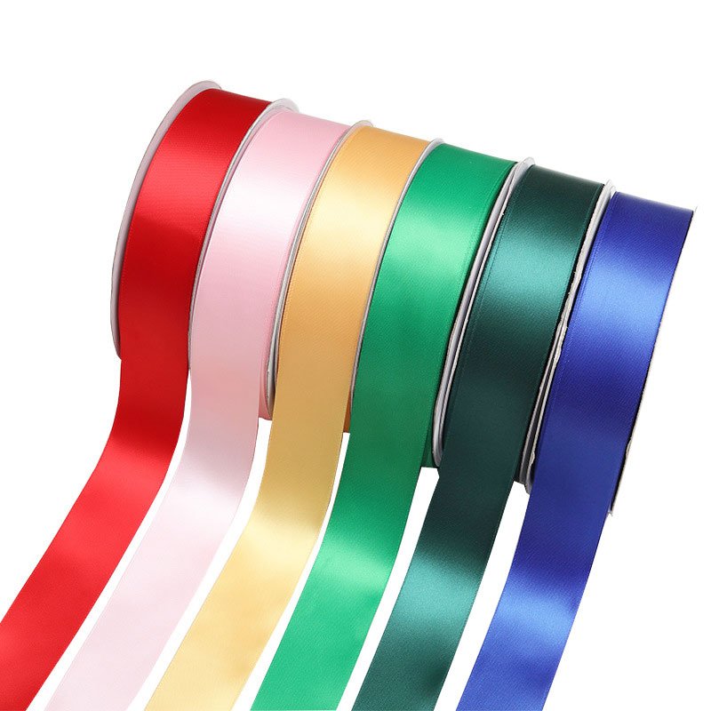 1 Colour Printed Branded Ribbon - 25mm Satin @ 20 Mtrs