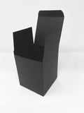 30CL CANDLE BOX - BLACK  with white e flute insert. (Pack of 10)