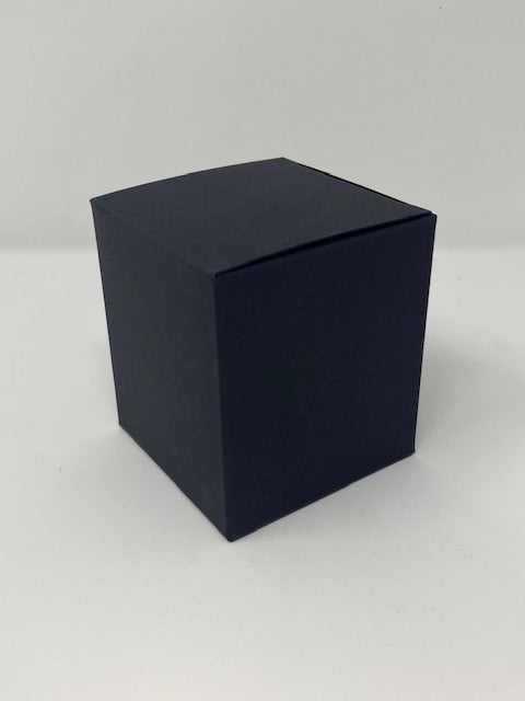 CONFECTIONERY BOX (MEDIUM)- BLACK WITH REAR TUCK LID