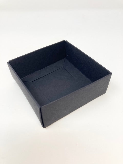 FOLD UP 4 CHOCOLATE BOX BASE - BLACK