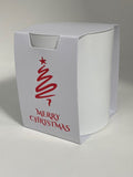 30CL CANDLE Wrap with lock  base- WHITE MERRY CHRISTMAS COLLECTION