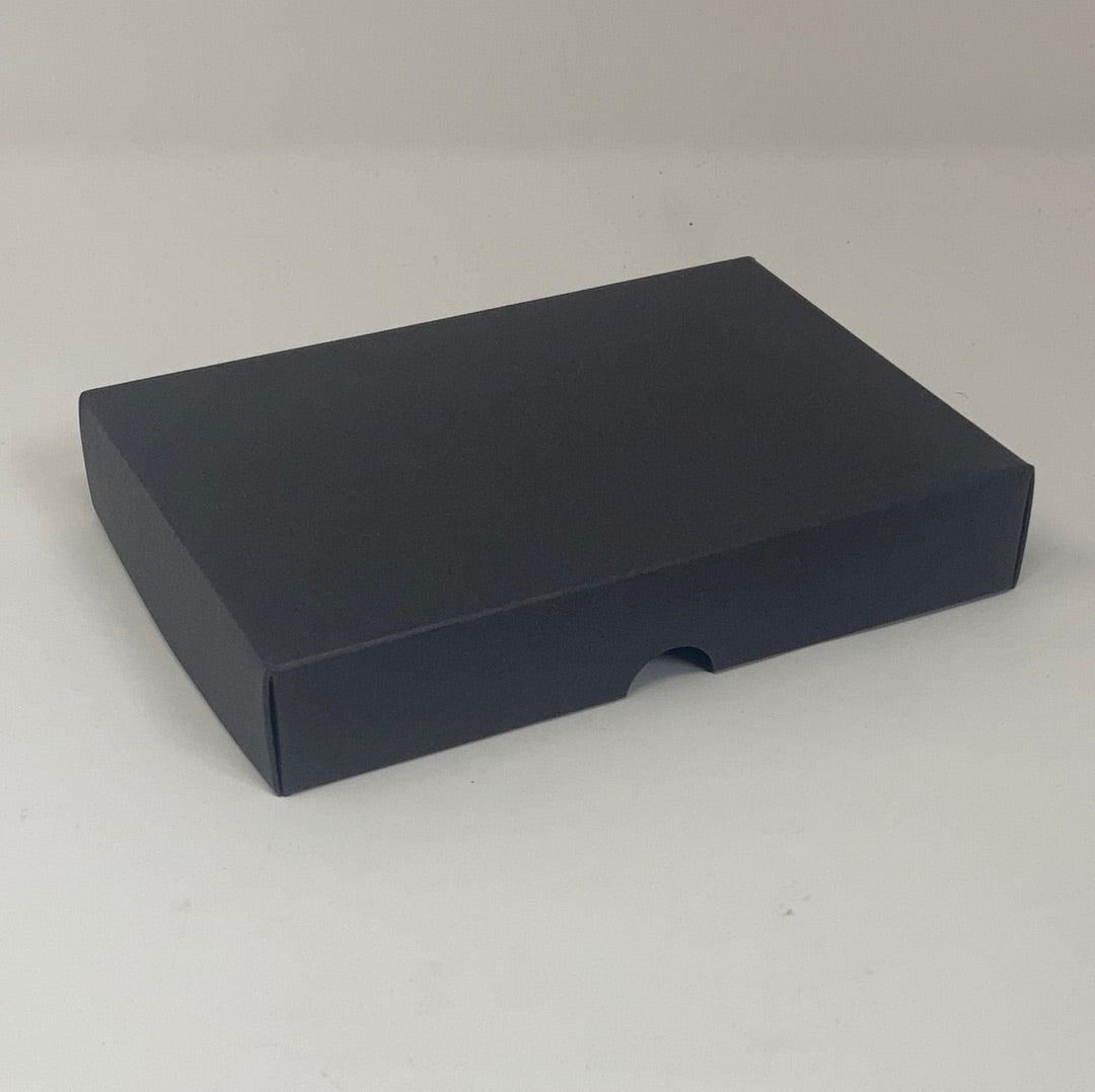 FOLD UP 12 CHOCOLATE BOX LID - BLACK