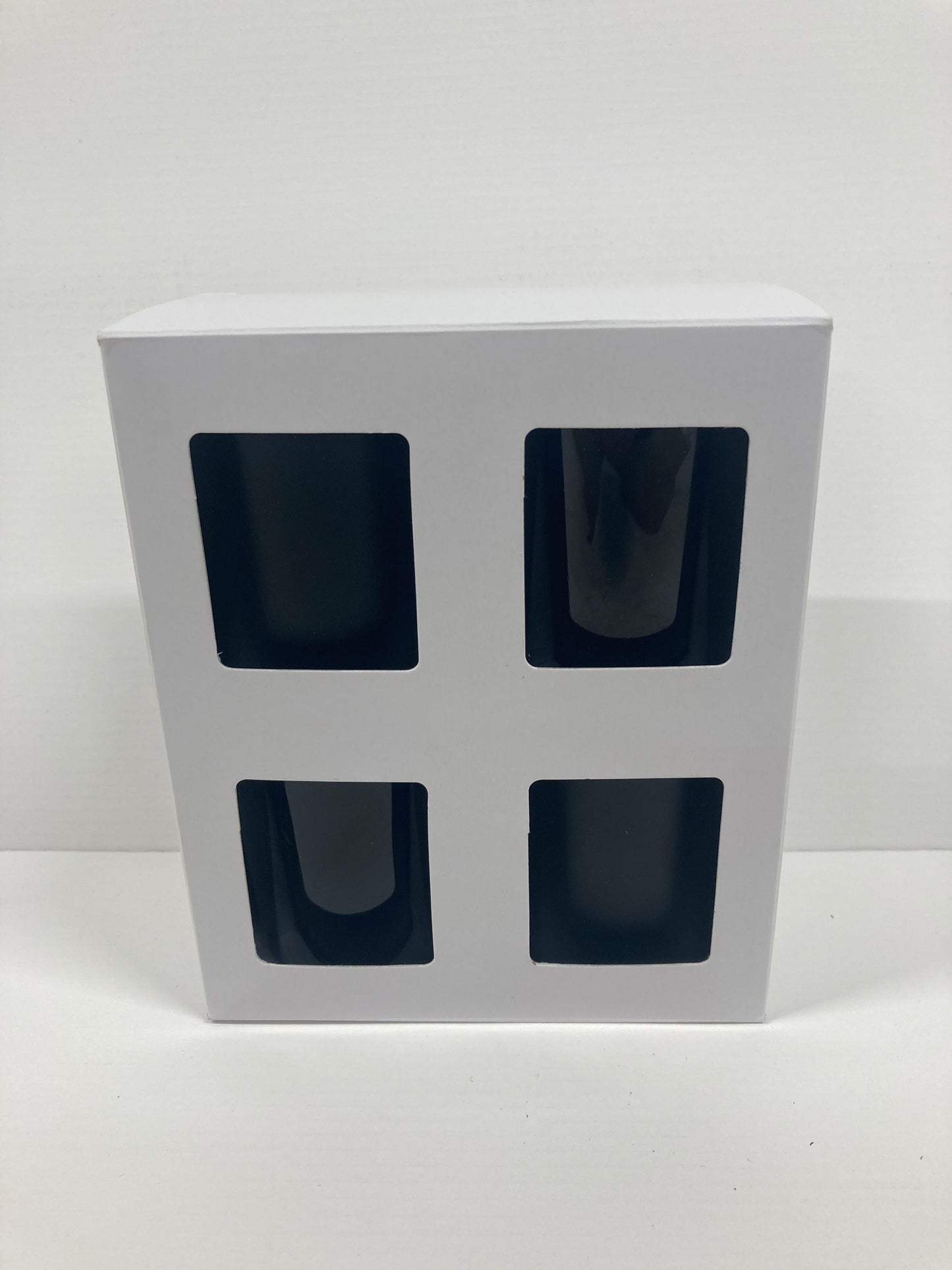 VOTIVE CANDLE BOX - WHITE FOR 4 X 9CL CANDLES (Pack of 10)